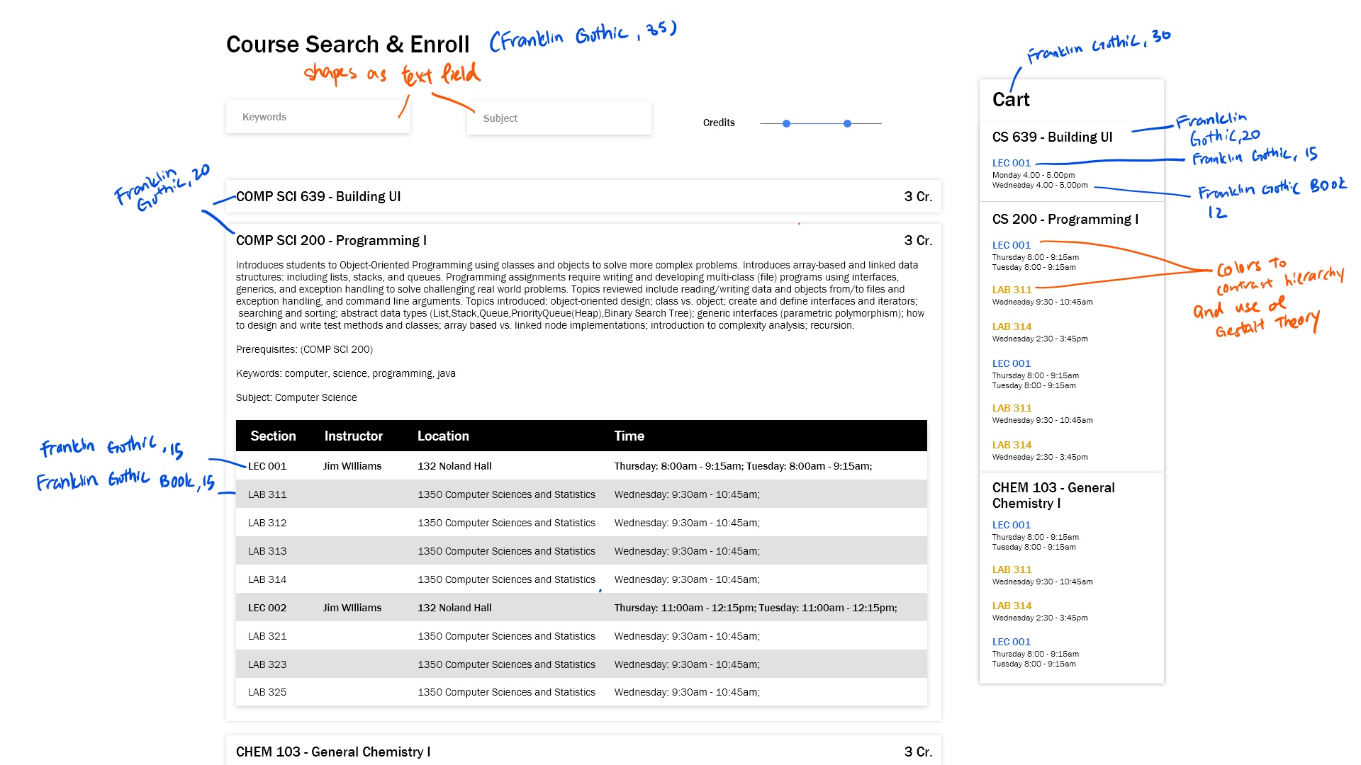 Analyze Layout of redesigned